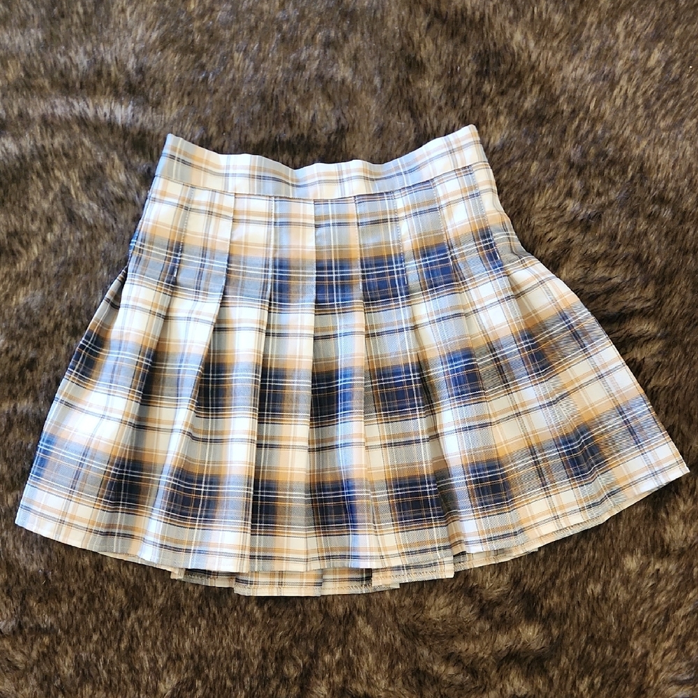 Plaid Pleated Women's Skirt